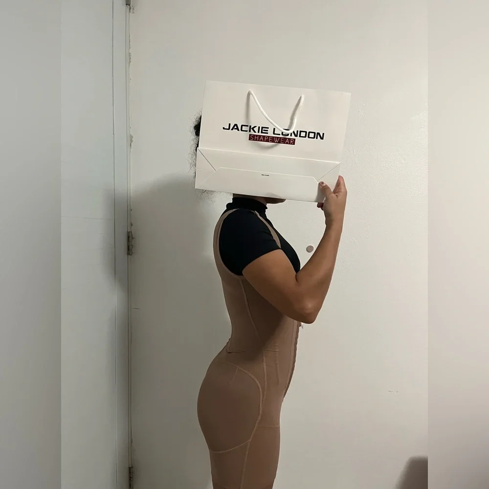 Jackie London Mocha Shapewear Bodysuit - Picture 2 of 8